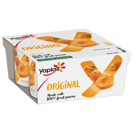 Yoplait Original Apricot 4-pack