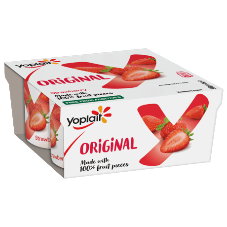 Yoplait Original Strawberry 4-pack