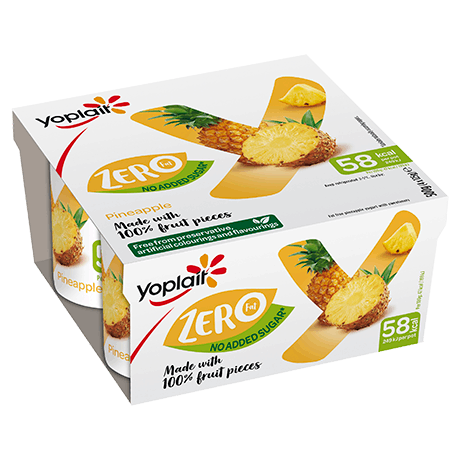 Yoplait Zero Pineapple 4-pack