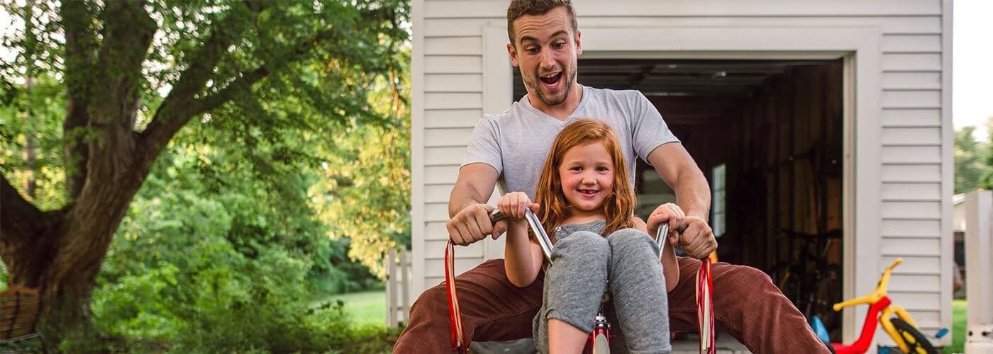 Yoplait Our Values Father And Daughter Cycling